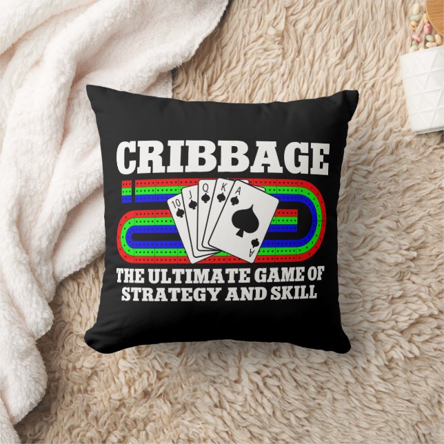 Coussin Cribbage Le Jeu Ultime De Stratégie Et De Compéten (Couverture)