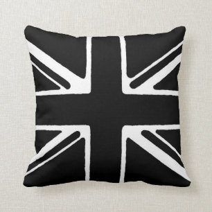Coussin Cric noir et blanc des syndicats