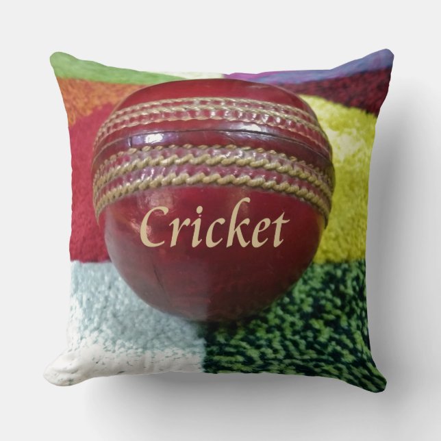 Coussin Cricket I Love this Game (Recto)
