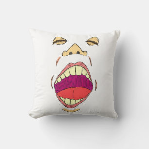 coussin "crier"