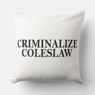 Coussin Criminaliser la salade de chou