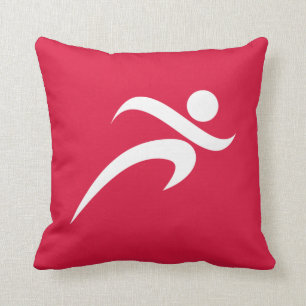 Coussin Crimson Red Running