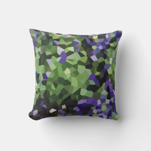 Coussin Cristal de Lavande Géométrique