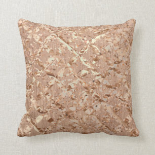 Coussin Cristaux métalliques Rose Gold Maquillage Sparkly
