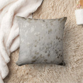 Coussin Crochet d'argent Impression de pousses métalliques (Couverture)