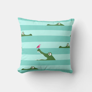 Coussin Crocodile
