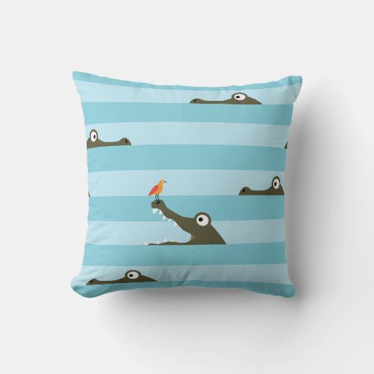 Coussin Crocodile (Recto)