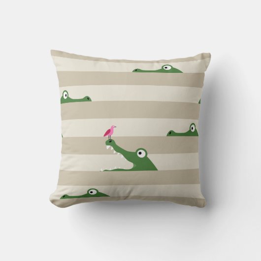 Coussin Crocodile (Recto)