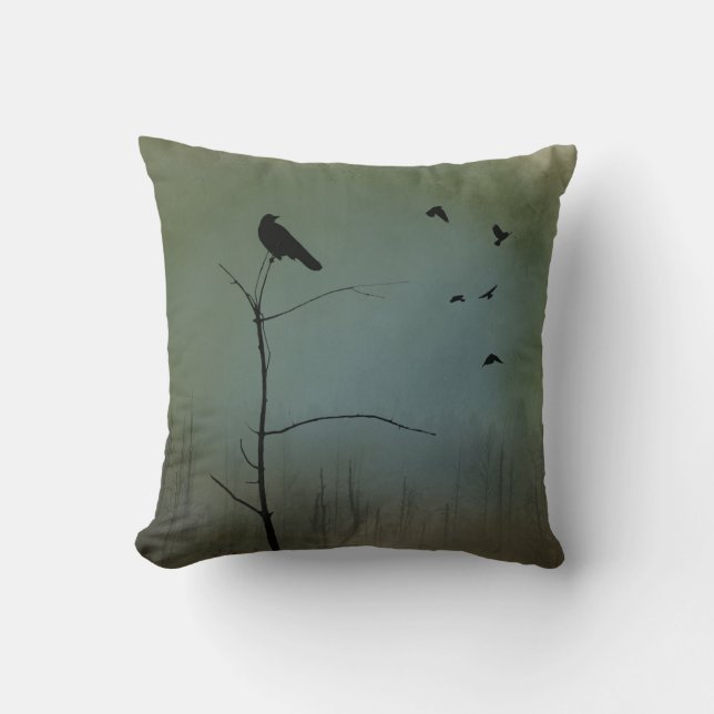 Coussin Croisement dans l'arbre (Recto)