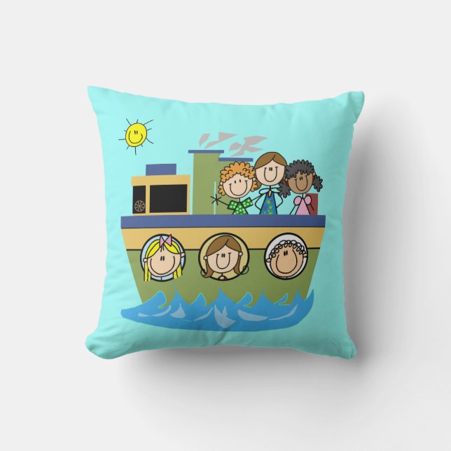 Coussin Croisière des filles (Recto)