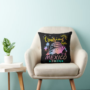 Coussin Croisière familiale au Mexique