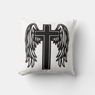 Coussin Croix avec ailes