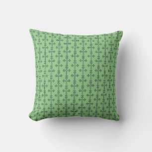 Coussin Croix Chrétienne Classique Art Minimaliste Fin