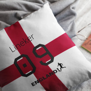 Coussin Croix de Saint-Georges d'Angleterre Nom personnali