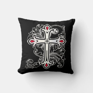 Coussin Croix gothique