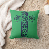 Coussin Croix haute celtique bleue (Couverture)