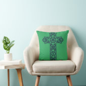Coussin Croix haute celtique bleue (Chaise)