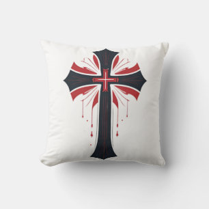 Coussin Croix saignante