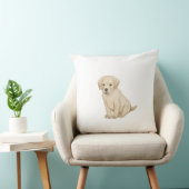 Coussin Croquis adorable de chiot labrador (Chaise)