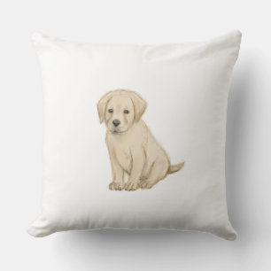 Coussin Croquis adorable de chiot labrador