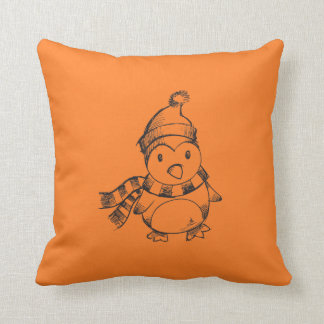 Coussin Croquis de pingouin