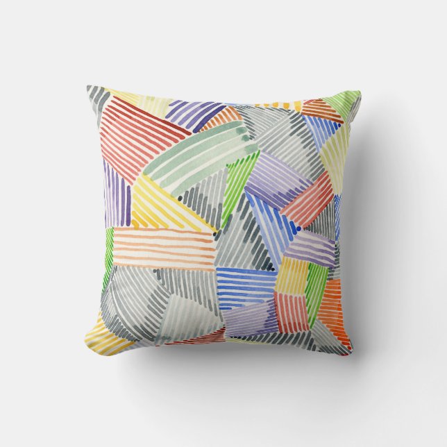 Coussin Crosshatch Quilt I (Recto)