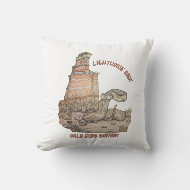 Coussin Crotale de Lighthouse Rock (Recto)
