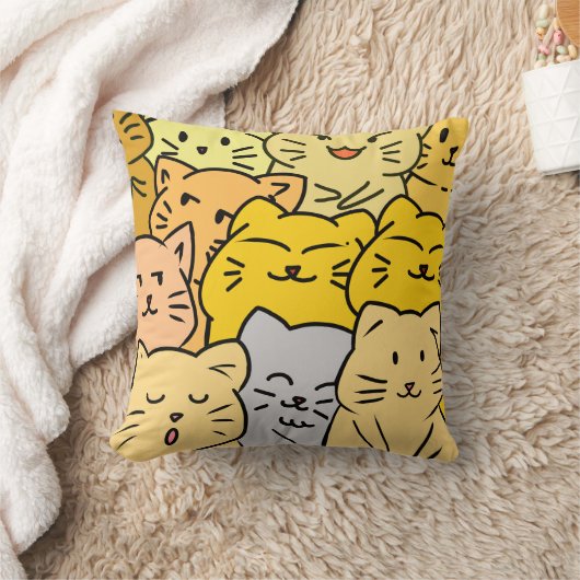 Coussin Crowd cat (Couverture)