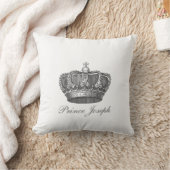 Coussin Crown Your Text du Roi (Couverture)