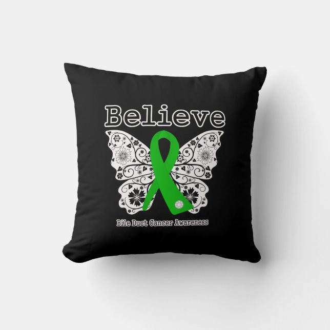 Coussin Croyez - le papillon cholagogue de Cancer (Recto)
