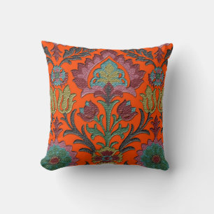 Coussin Cru : Jardin floral de Nouveau d'art