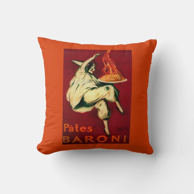 Coussin Cru PosterEurope de Baroni de pâtés (Recto)