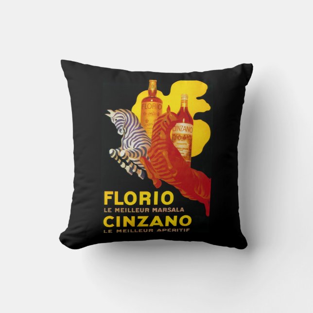 Coussin Cru PosterEurope de Florio Cinzano (Recto)