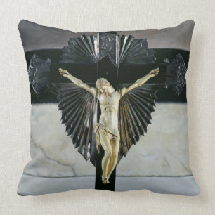 Coussin Crucifixion, XVIIème siècle (ivoire)