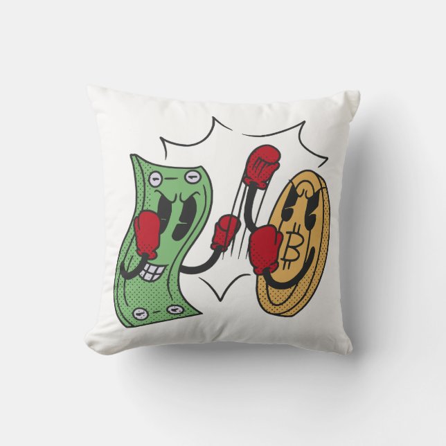 Coussin Crypto Fight Club (Recto)