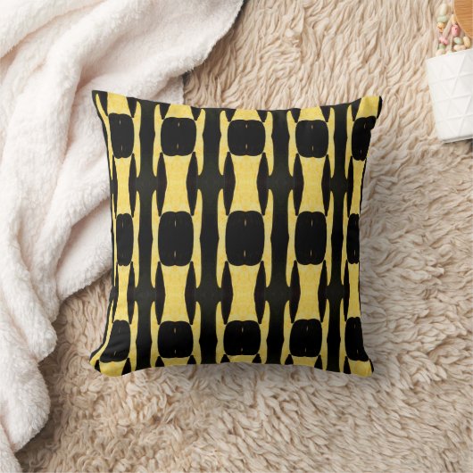Coussin CTP - 011 - Jaune et noir (Couverture)
