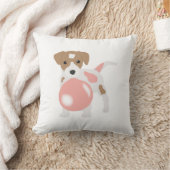 Coussin Cube Bubble Gum Chien Chien Chiot Poussant Bubble (Couverture)