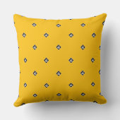 Coussin Cube Pyramide Répéter Jaune (Verso)