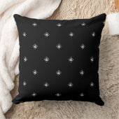 Coussin Cube Pyramide Répéter Noir (Couverture)