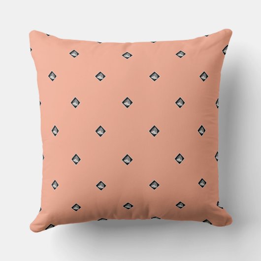 Coussin Cube Pyramide Répéter Pêche (Verso)
