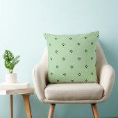 Coussin Cube Pyramide Répétition Vert Menthe (Chaise)