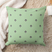Coussin Cube Pyramide Répétition Vert Menthe (Couverture)