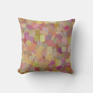 Coussin Cubisme multicolore coloré Motif Abstrait