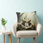 Coussin Cuddle Fox dans la forêt de Misty (Chaise)