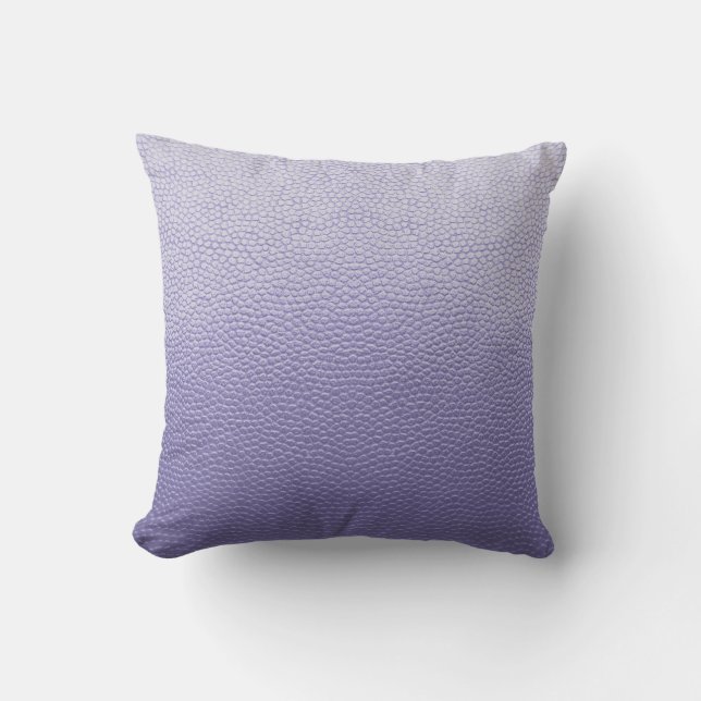 Coussin Cuir pourpre Lilac (Recto)