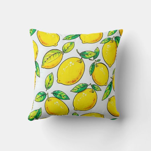 Coussin Cuisine citron (Verso)