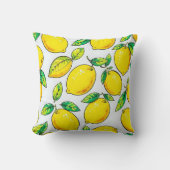 Coussin Cuisine citron (Recto)