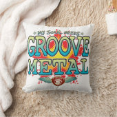 Coussin Cuisine d'âme métallique Groove (Couverture)