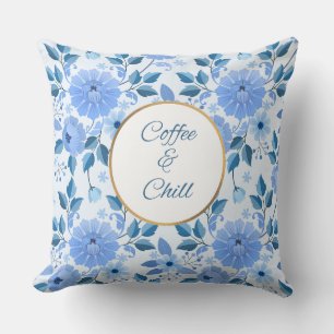 Coussin Cuisine florale réversible à deux côtés