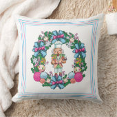 Coussin Cuisine Rose Et Bleu Casse-Noisette De Noël (Couverture)